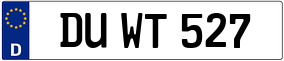 Truck License Plate